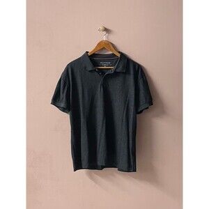 Craft + Flow Knit Wear Dark Gray Polo Shirt Size L